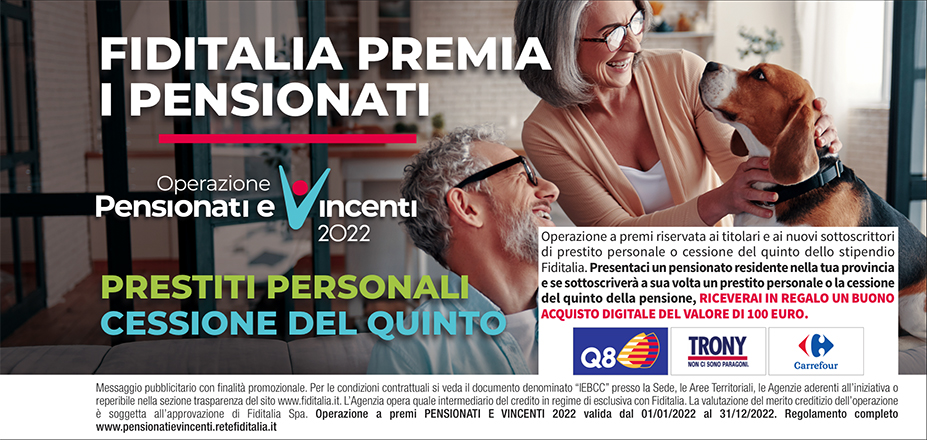 Agenzia Finbi Srl Fiditalia | Biella | Banner PensionatiEVincenti