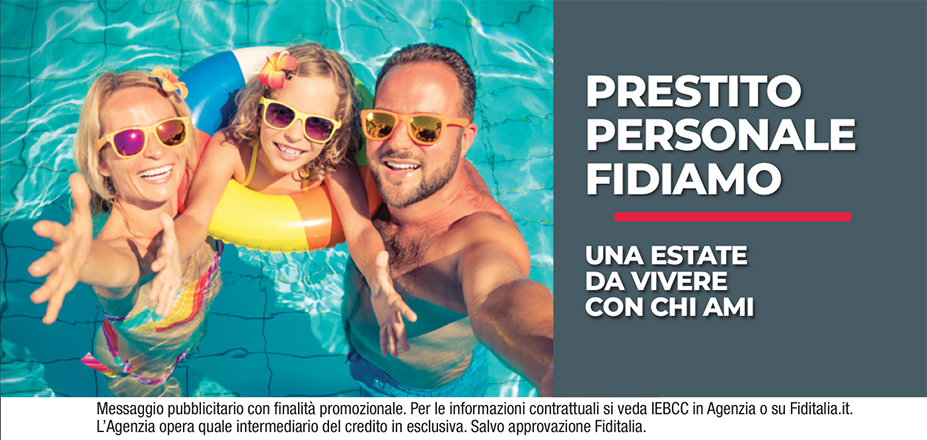 Agenzia Finbi Srl Fiditalia | Biella | Prestito Personale Fidiamo - Ti aspettiamo per realizzare i tuoi progetti. Messaggio pubblicitario con finalità promozionale. Per le informazioni contrattuali si veda IEBCC in Agenzia o su Fiditalia.it. L’Agenzia opera quale intermediario del credito in esclusiva. Salvo approvazione Fiditalia.